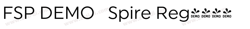 FSP DEMO   Spire Reg字体转换